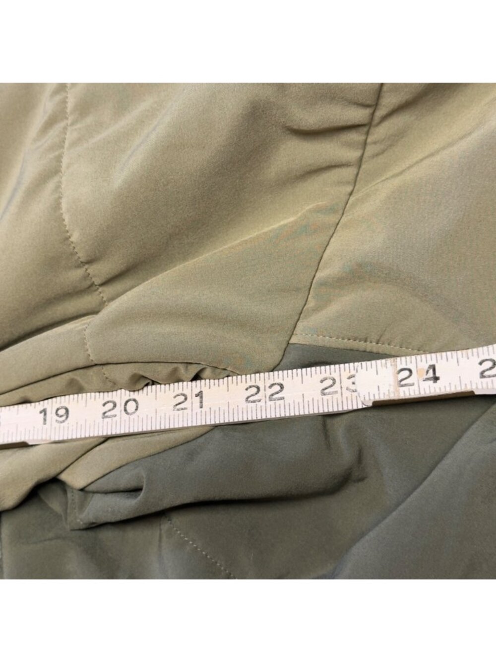 Patagonia Mens Pack In Jacket Large Olive Tan Full Zip - Picture 10 of 12